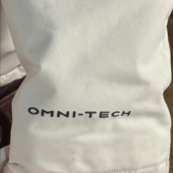 COLUMBIA Women's Tipton Peak Hooded Insulated Jacket White Gray OMNI TECH - Picture 4 of 12